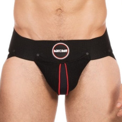 Barcode Berlin Jockstrap Rokk Noir-Rouge